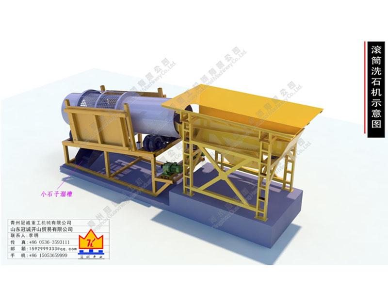 滾筒絞篩洗石機(jī)